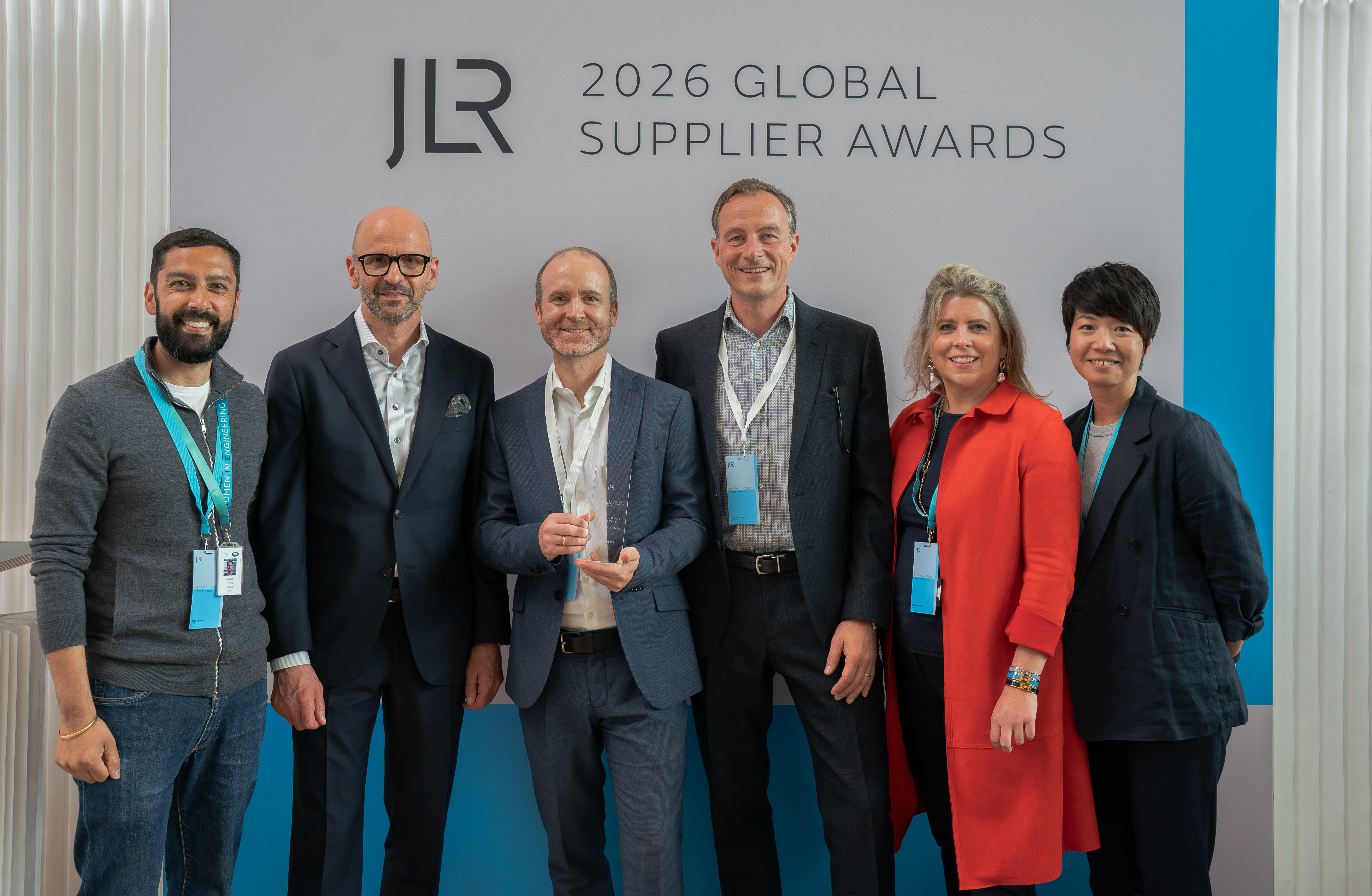 JLR and Cerence AI Executives at Award Ceremony 2