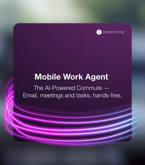 Mobile Work Agent - The AI-Powered Commute -  Email, meetings and tasks, hands-free.